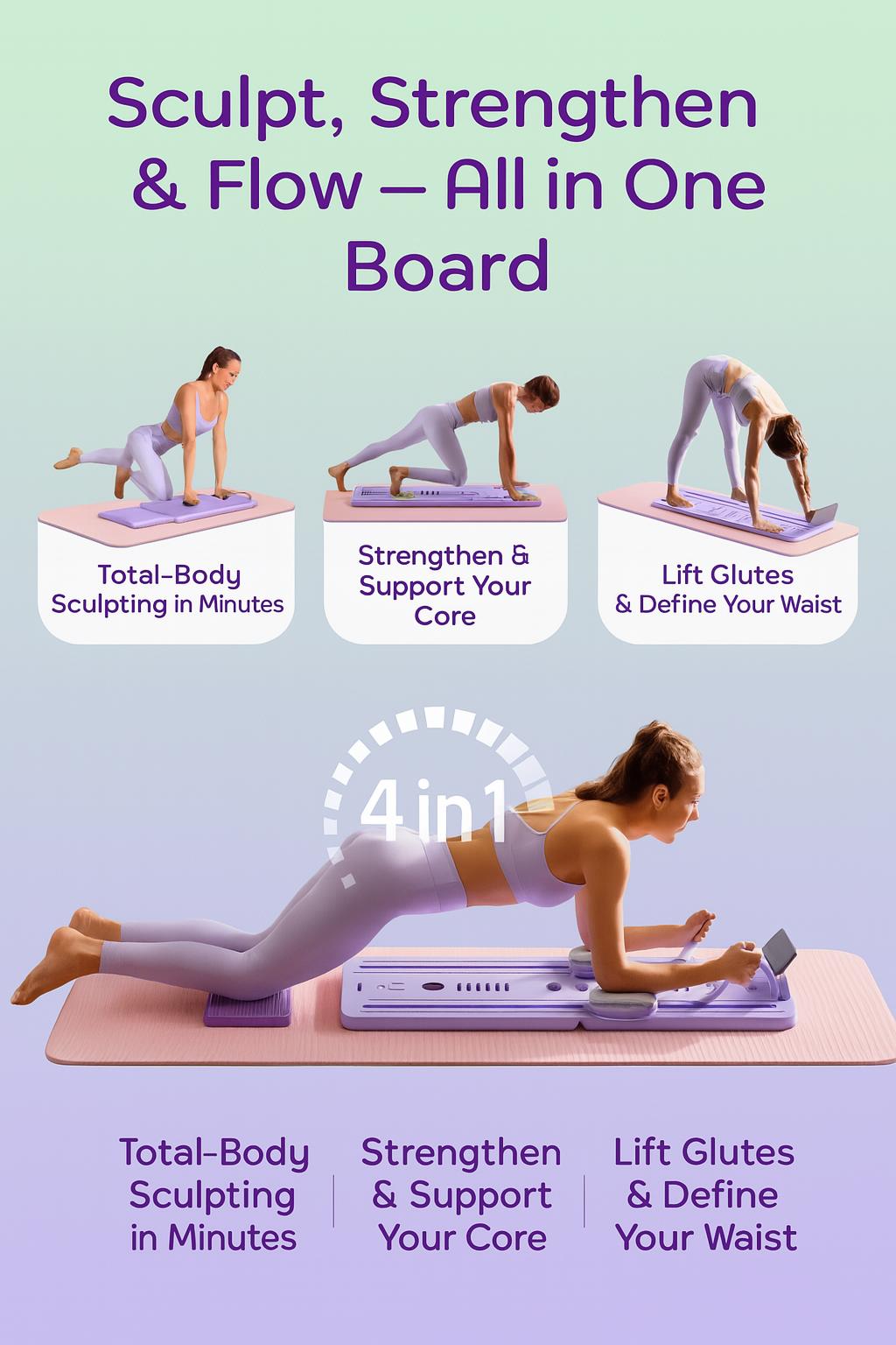 FormaFlow™ Pilates Reformer Board