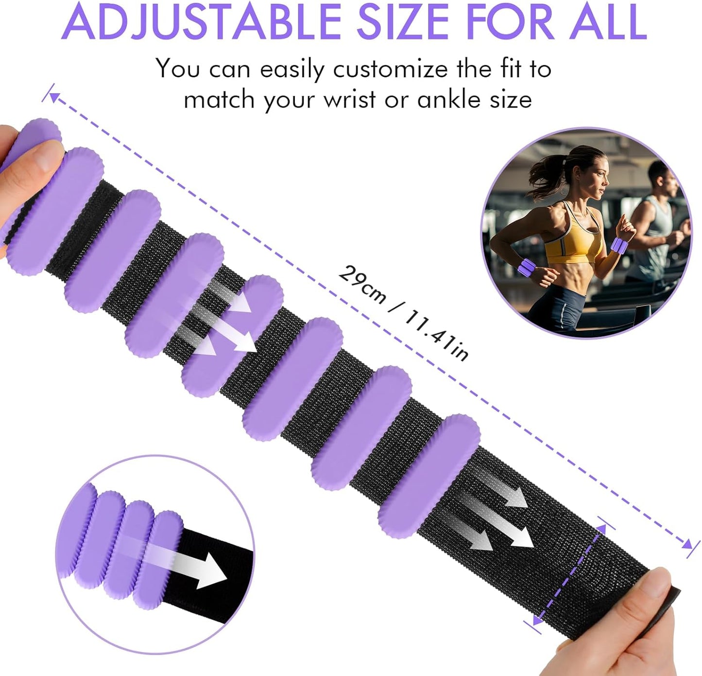 2 Pc Pilates Wrist & Ankle Weights
