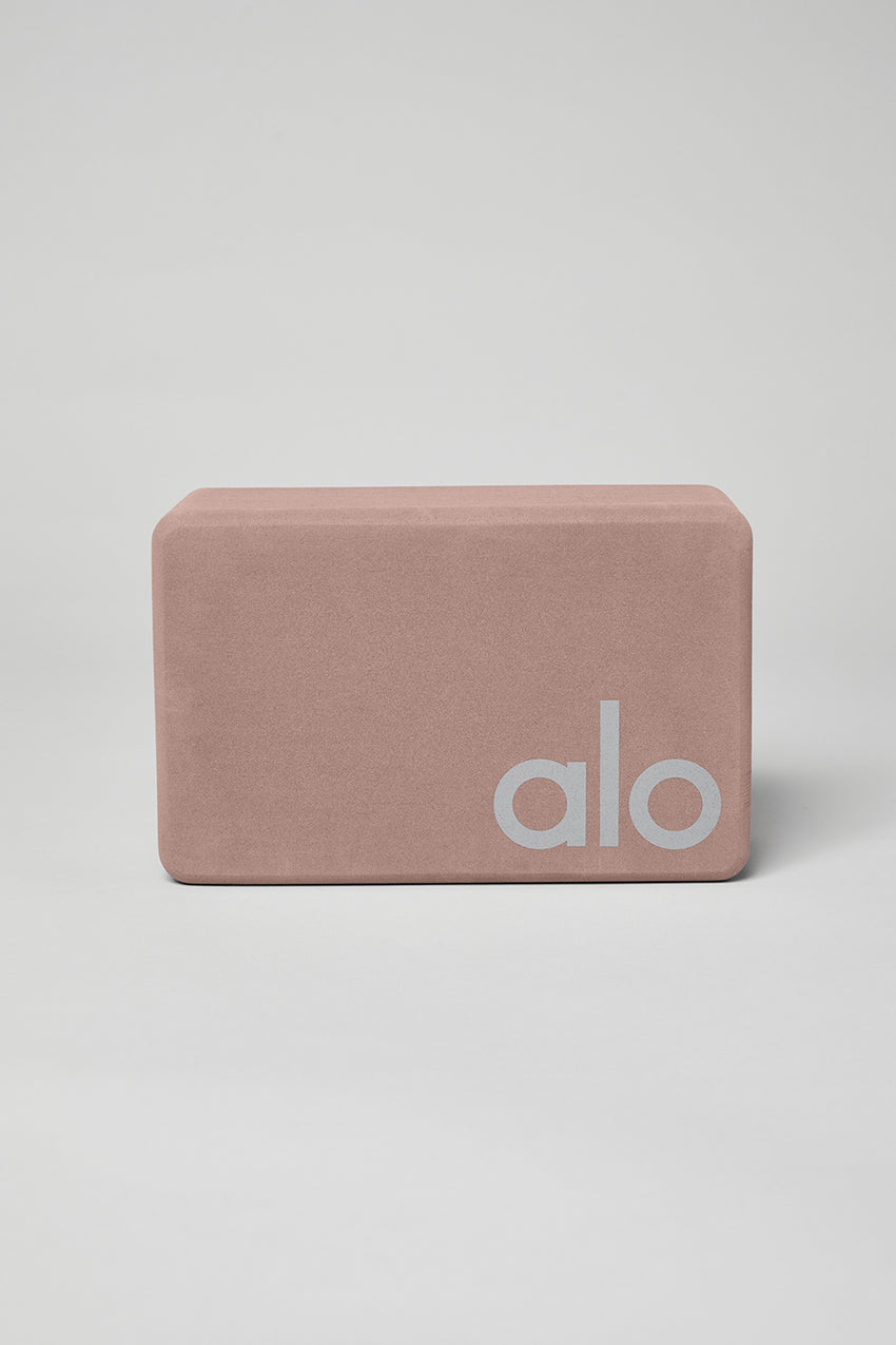 Uplifting Yoga Block - Espresso/Silver