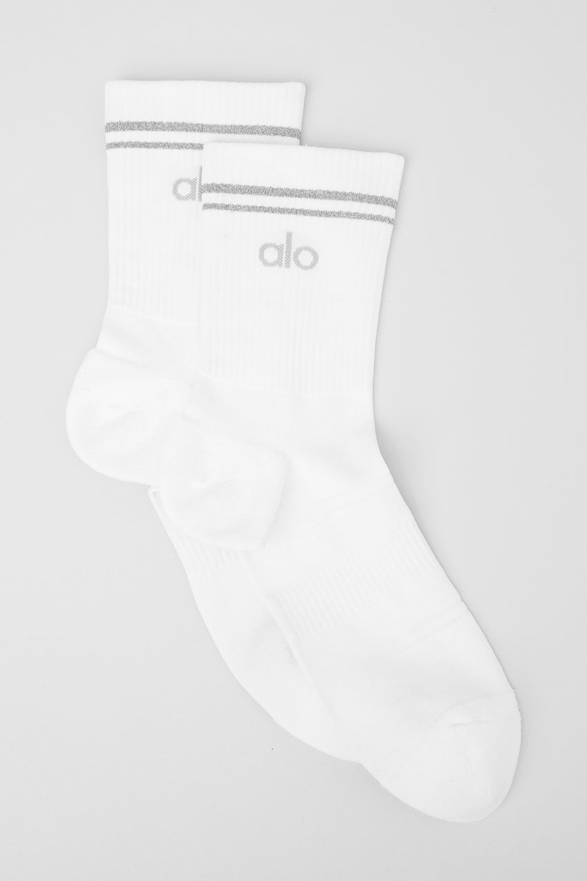 Unisex Half-Crew Performance Sock - Black