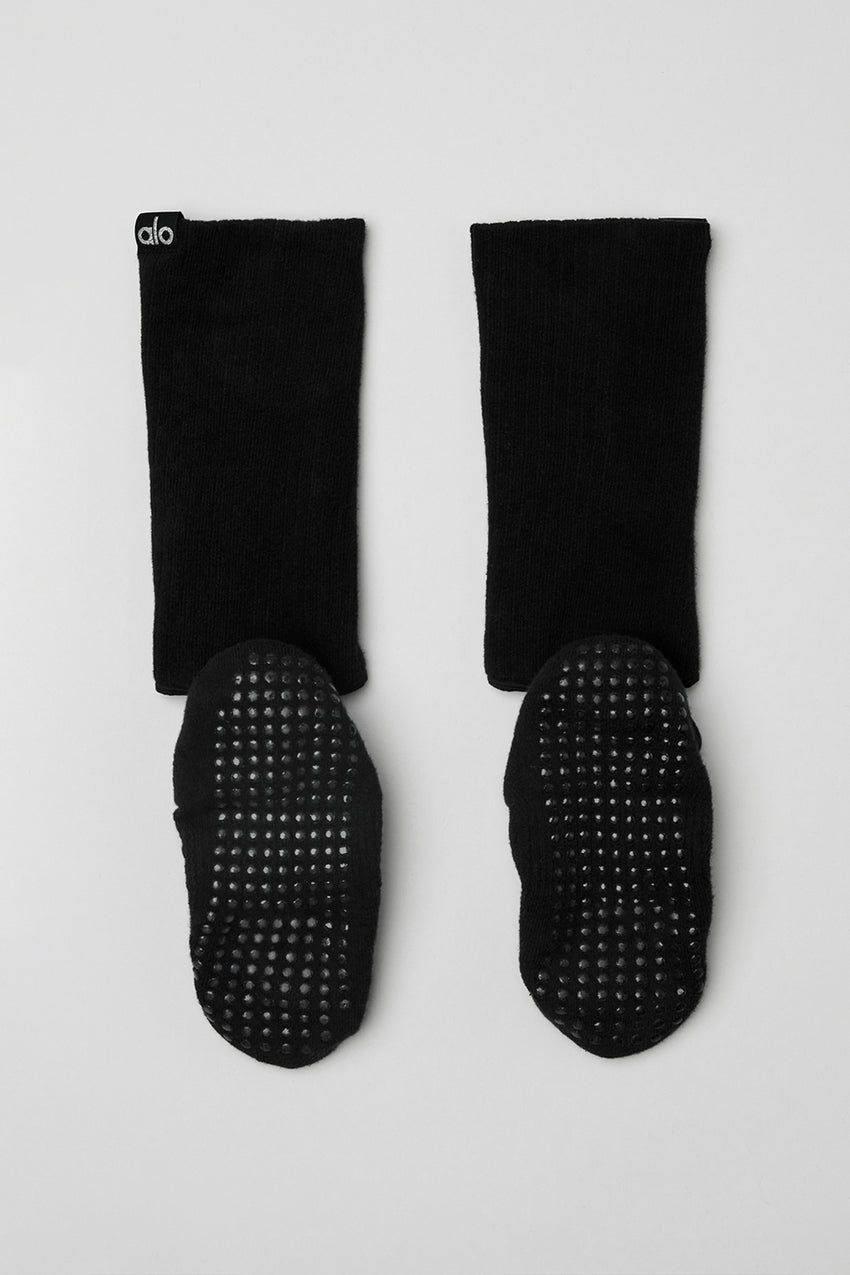 Women's Strappy Siren Grip Sock - White