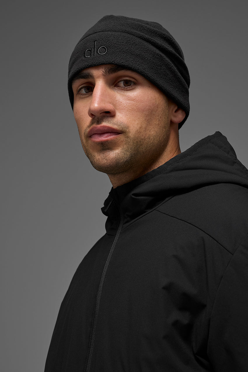 Performance Fleece Beanie - Black/Black