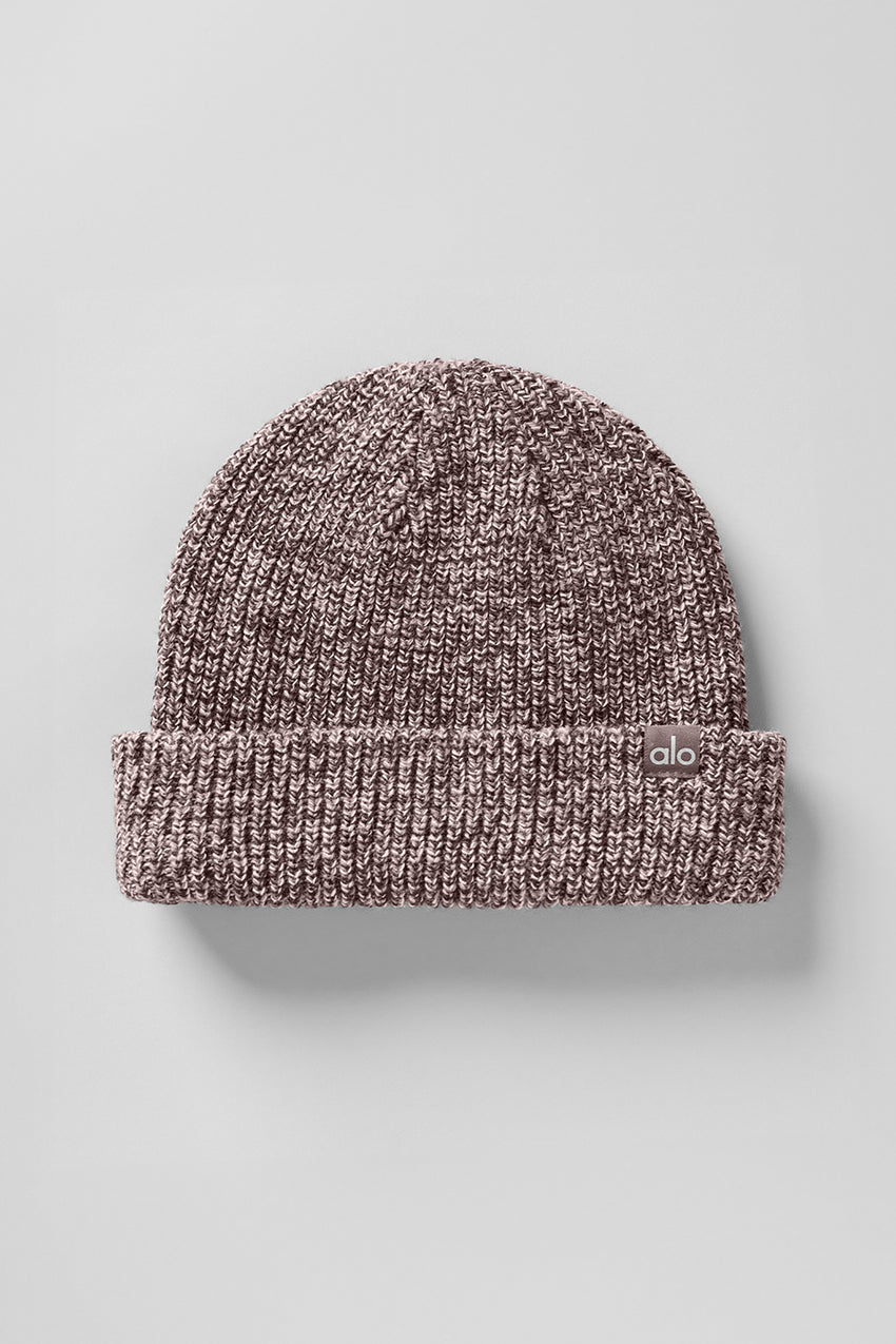 Marl Beanie - Black Marl