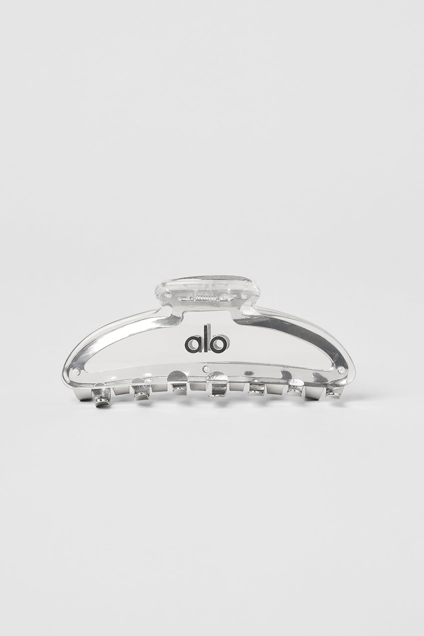 Acrylic Illusion Claw Clip - Bluestone/Chrome