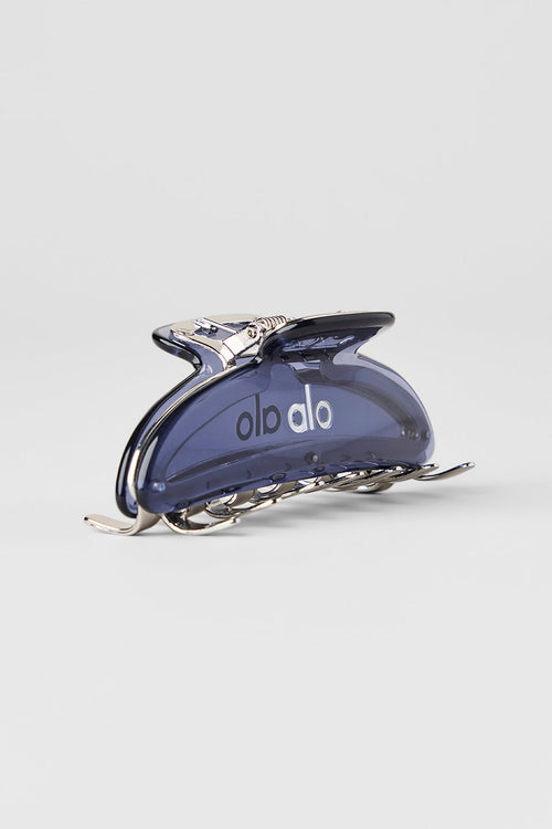 Acrylic Illusion Claw Clip - Bluestone/Chrome