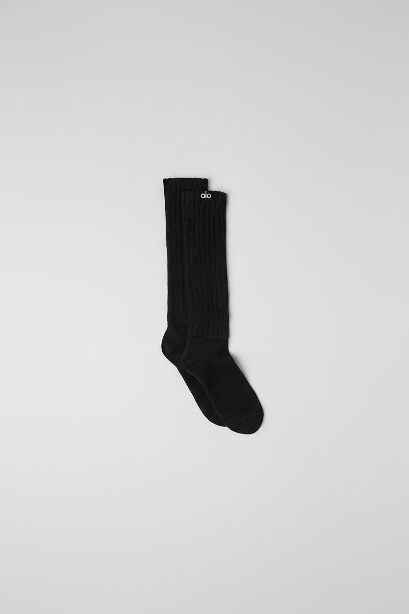 Unisex Scrunch Sock - White
