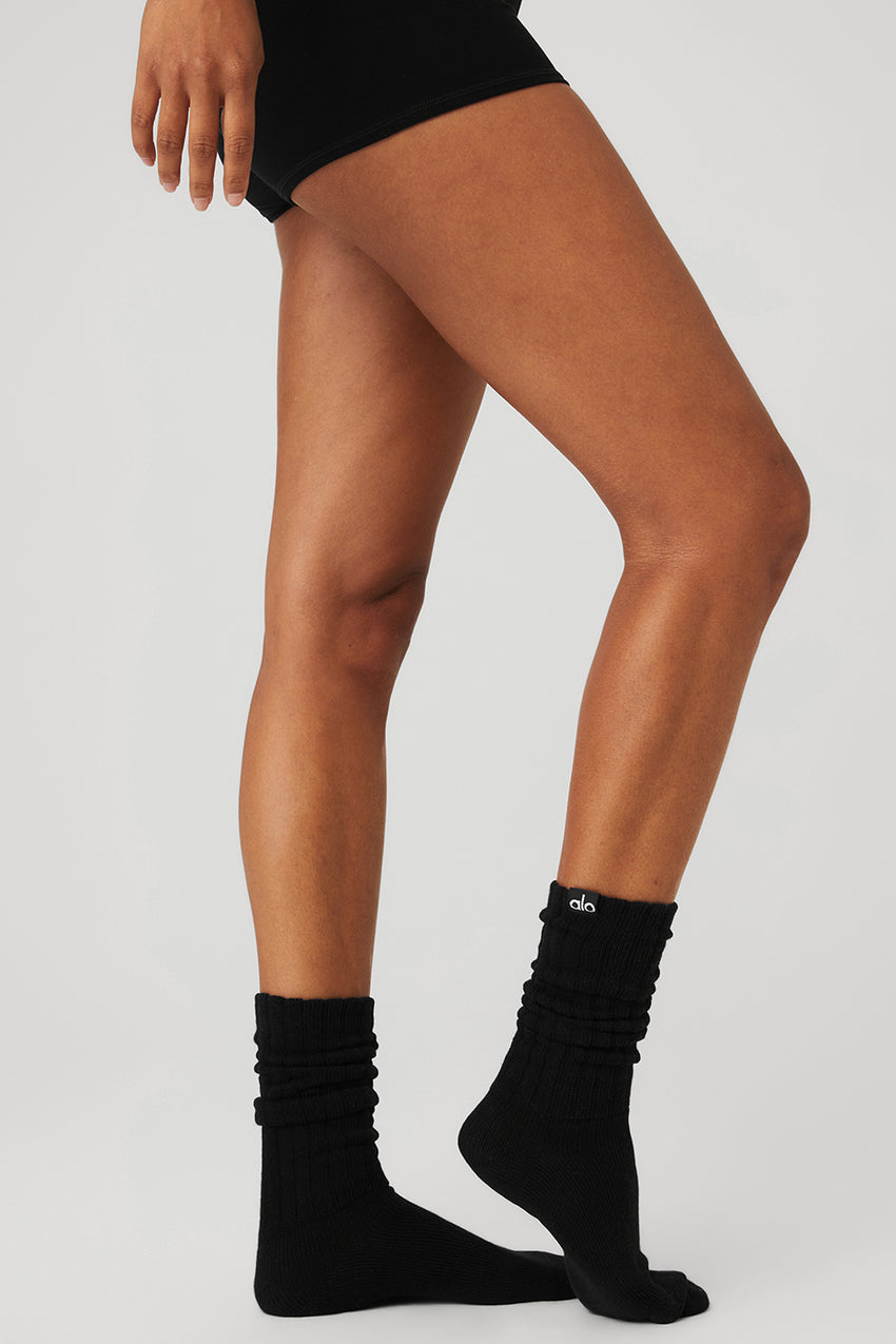 Unisex Scrunch Sock - White