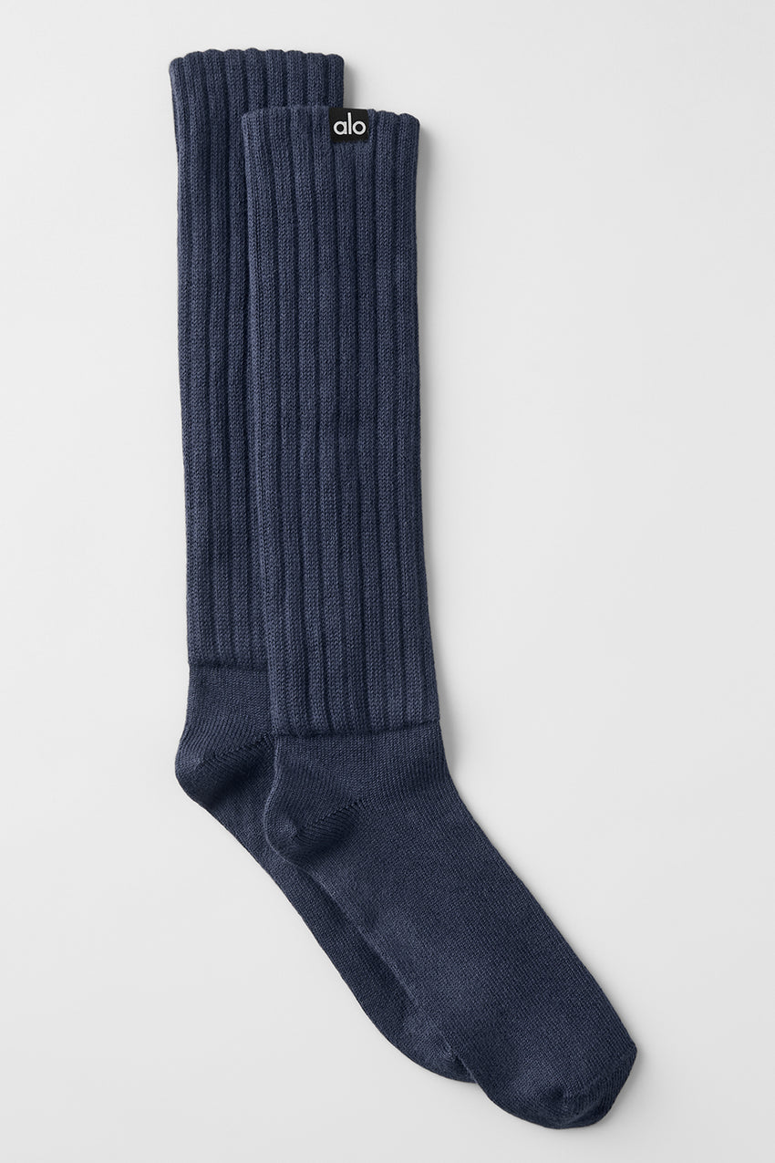 Unisex Scrunch Sock - White