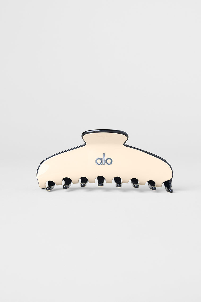 Outline Claw Clip - Black/White