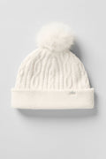 Cable Knit Winter Bliss Beanie - Ivory
