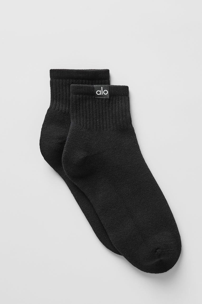 Quarter Crew Street Sock - White