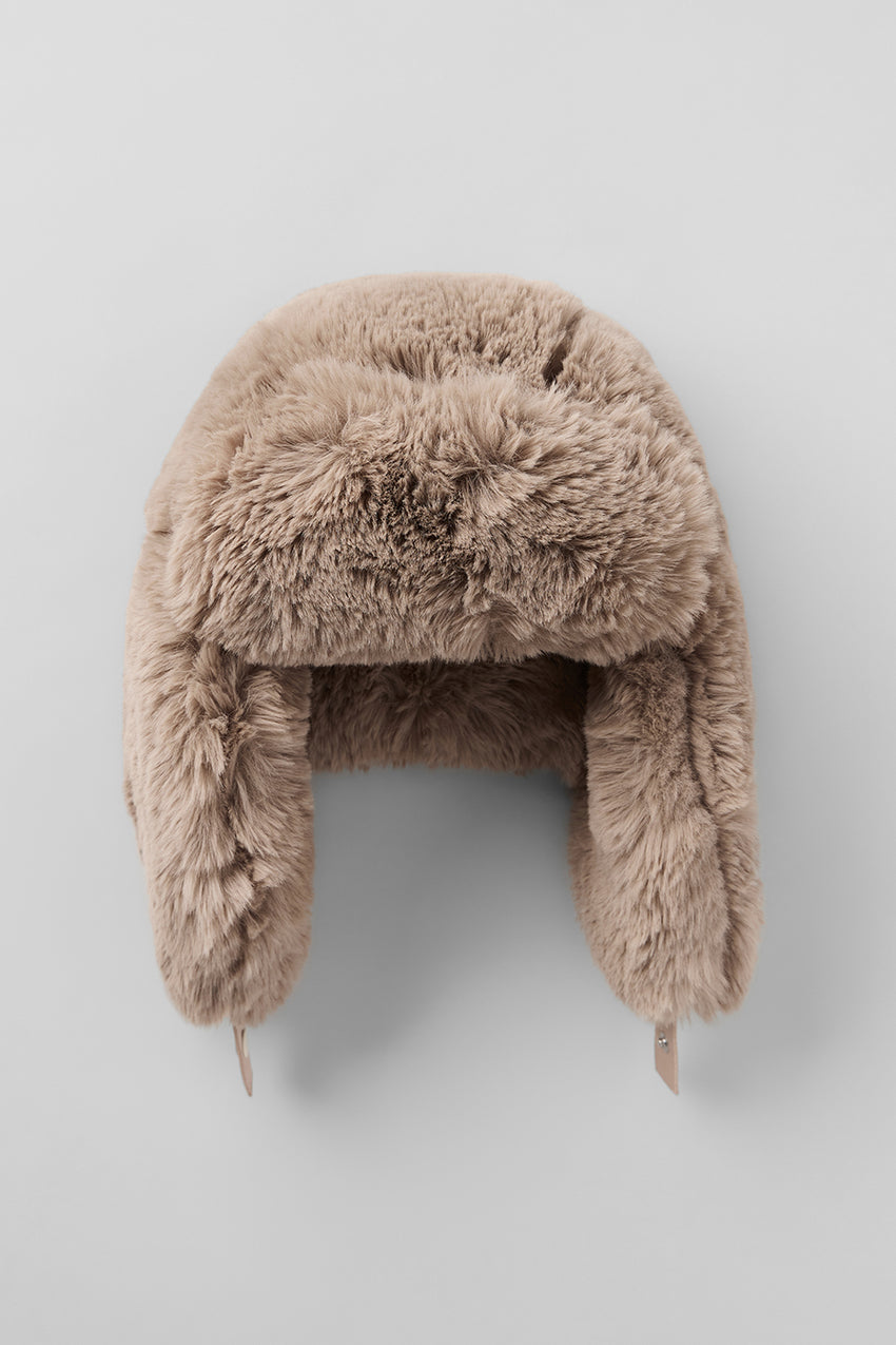 Faux Fur Starstruck Hat - Ivory