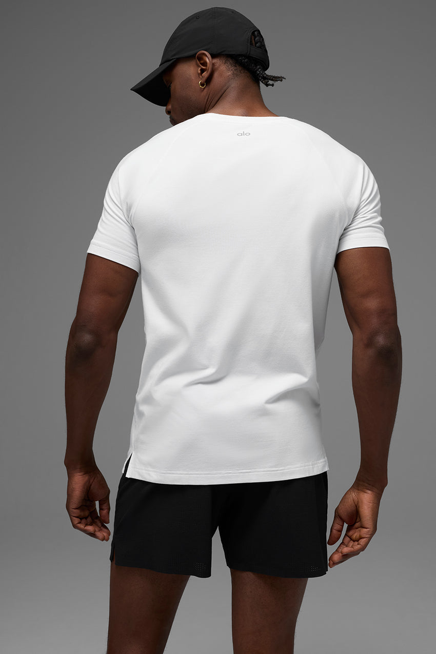 ALO Vapor Crewneck Short Sleeve - Black