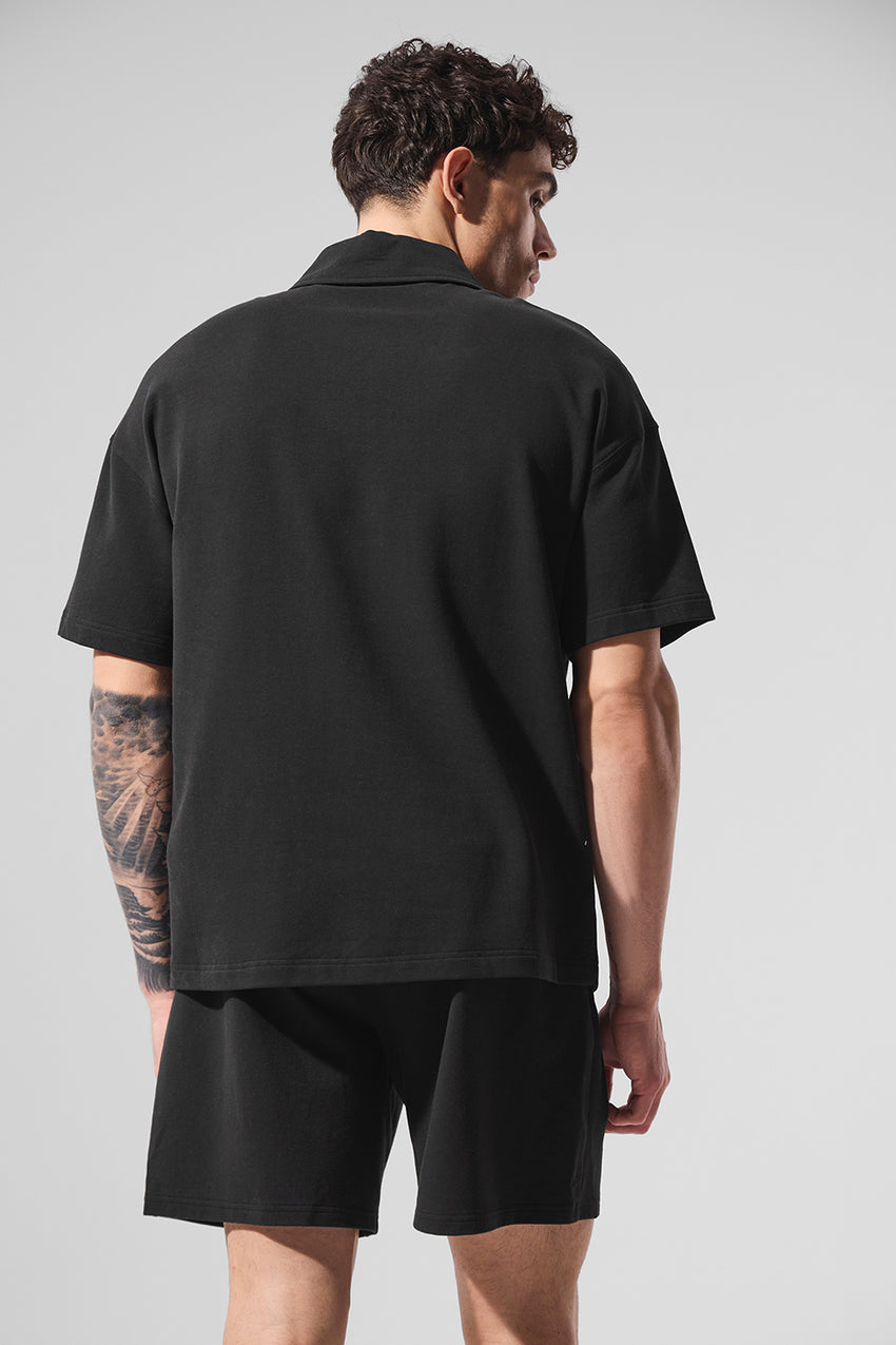 Double Take Short Sleeve Polo - Bone