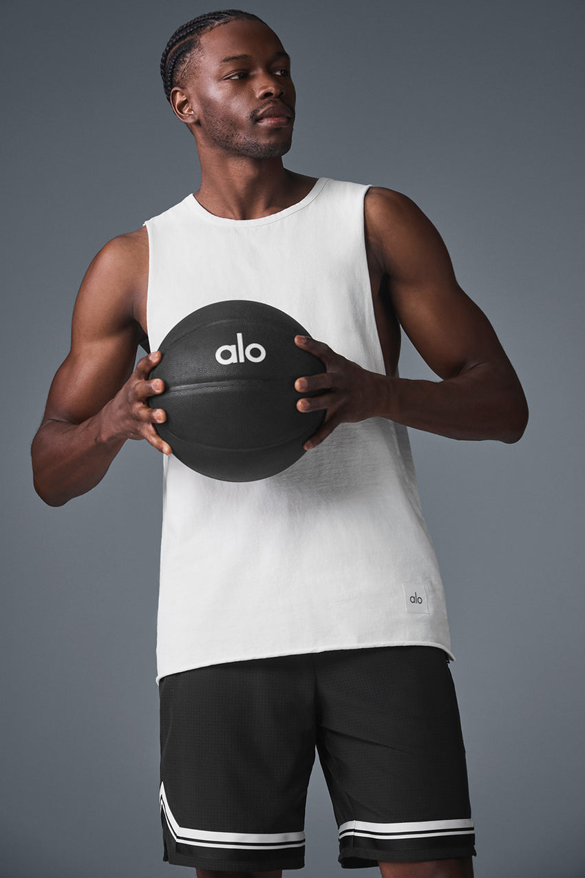 Society Raw Edge Tank - Black