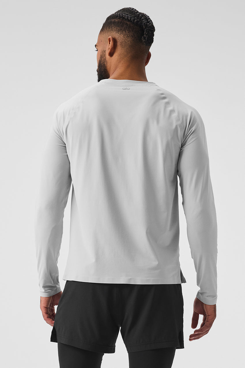 Idol Long Sleeve Performance Tee - Titanium