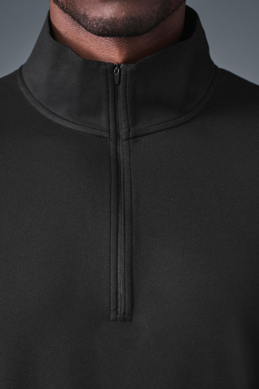 Conquer 1/4 Zip Reform Long Sleeve - Black