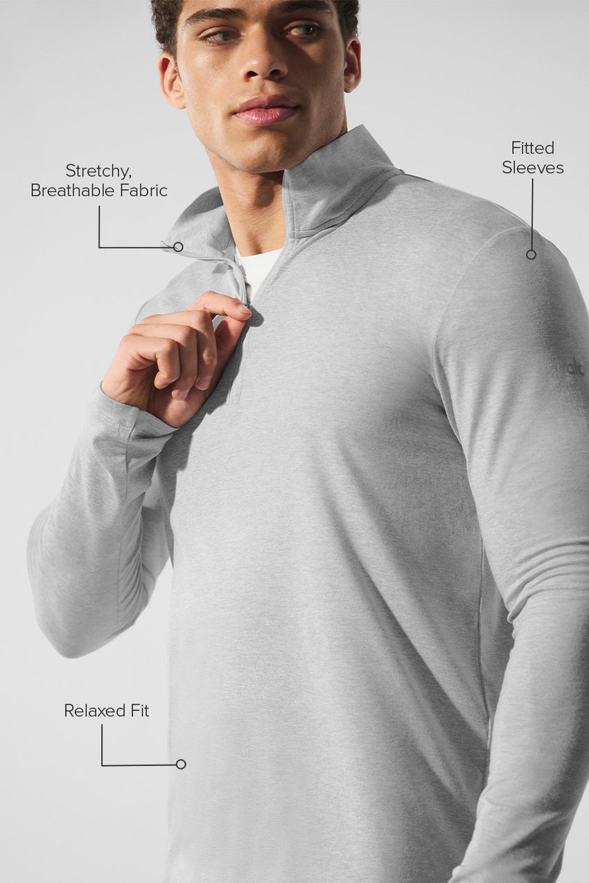 Conquer 1/4 Zip Reform Long Sleeve - Black