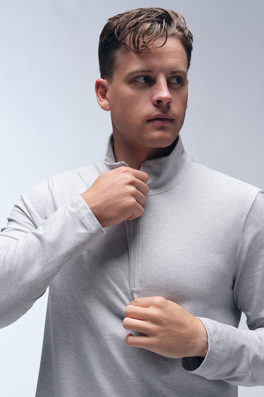 Conquer 1/4 Zip Reform Long Sleeve - Black