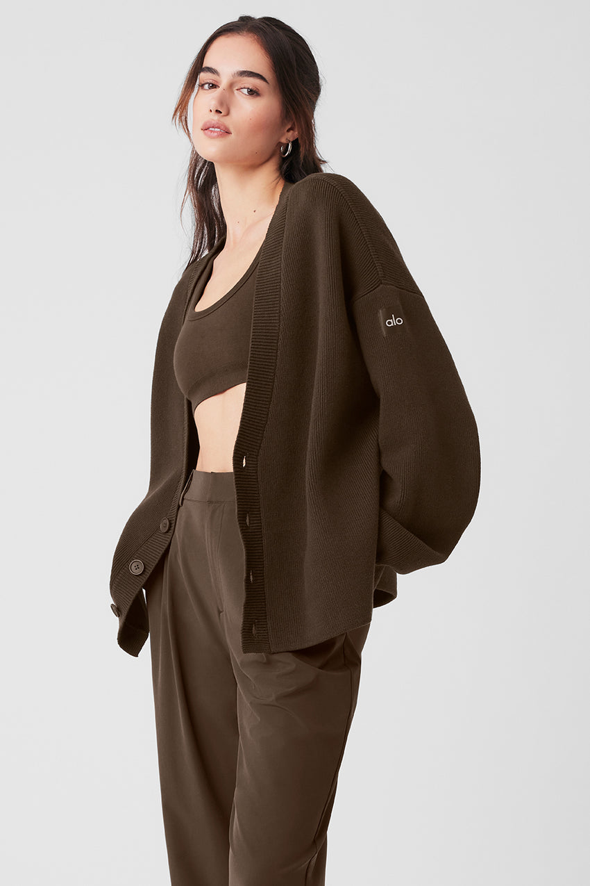 Scholar Cardigan Sweater - Ivory