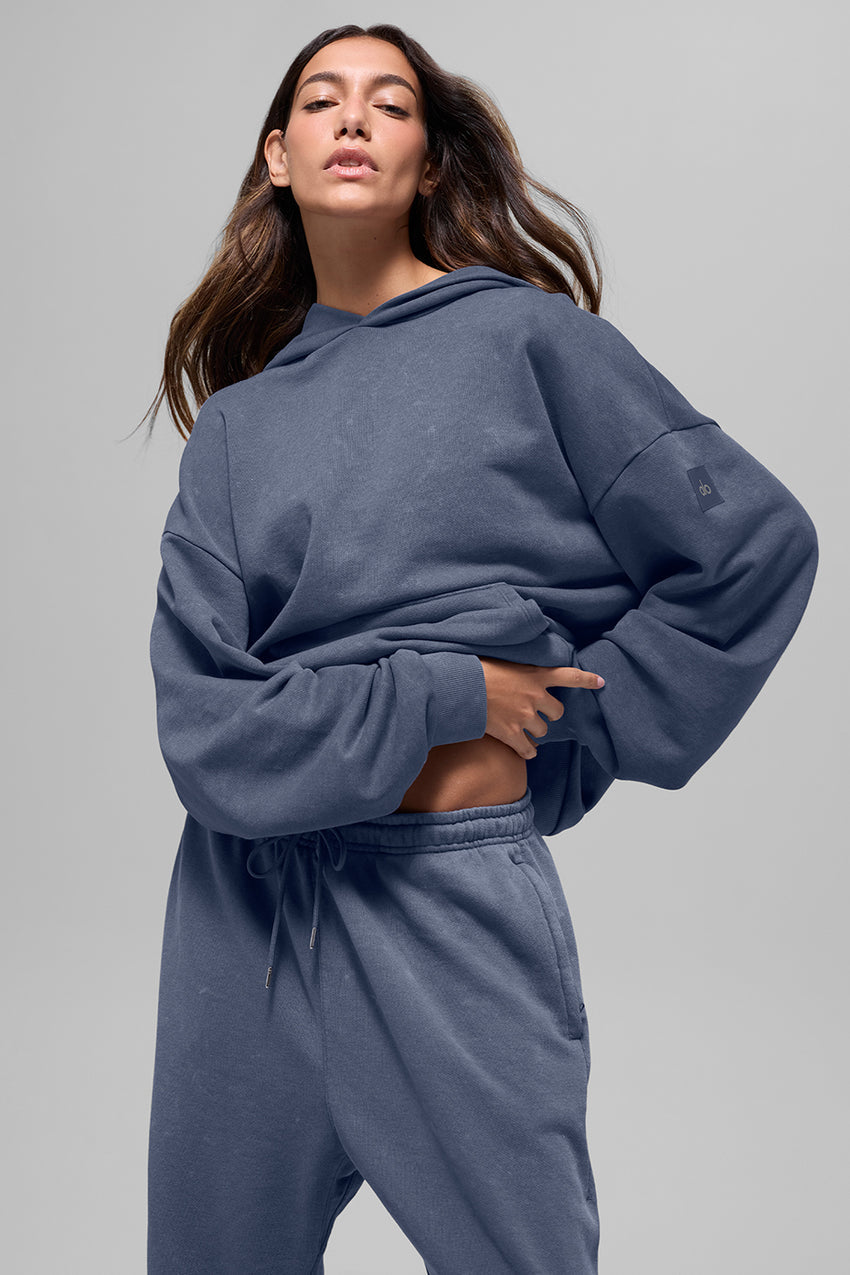 Chill Vintage Wash Hoodie - Gravel Wash