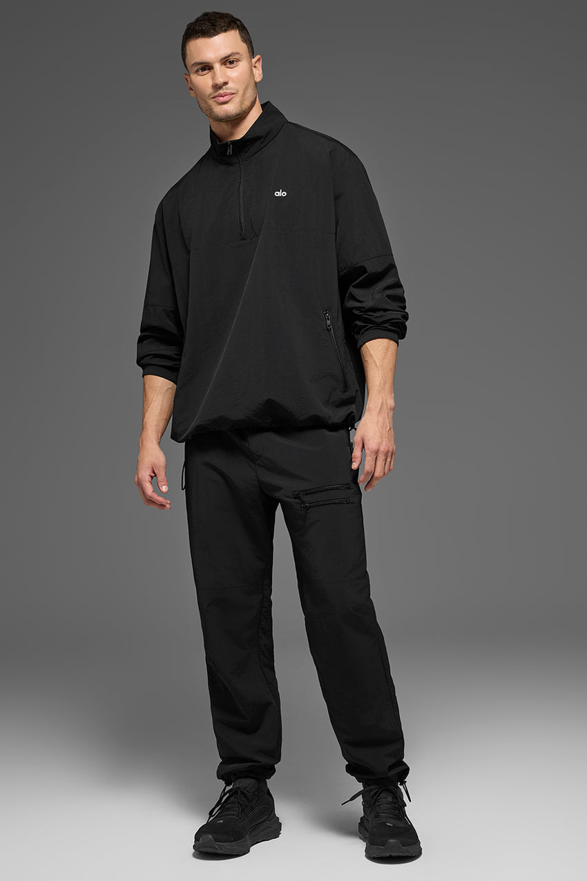 Light Weight Takeaway Track Pullover - Bone