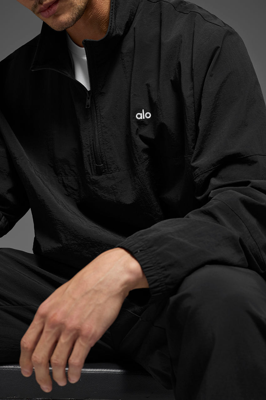 Light Weight Takeaway Track Pullover - Bone