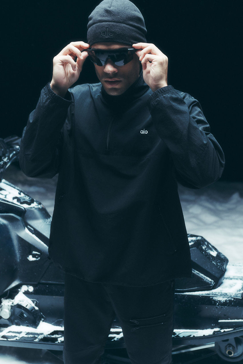 Light Weight Takeaway Track Pullover - Bone