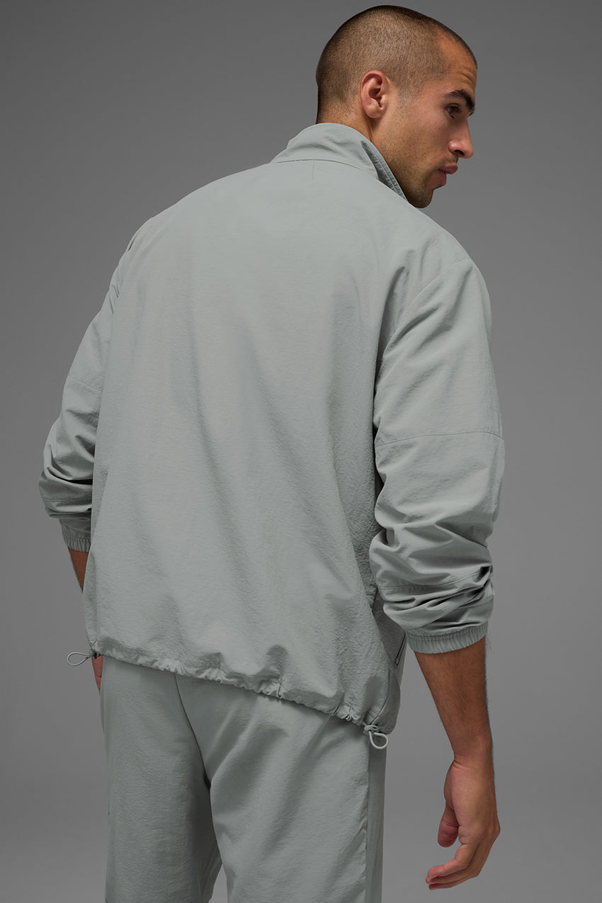 Light Weight Takeaway Track Pullover - Bone