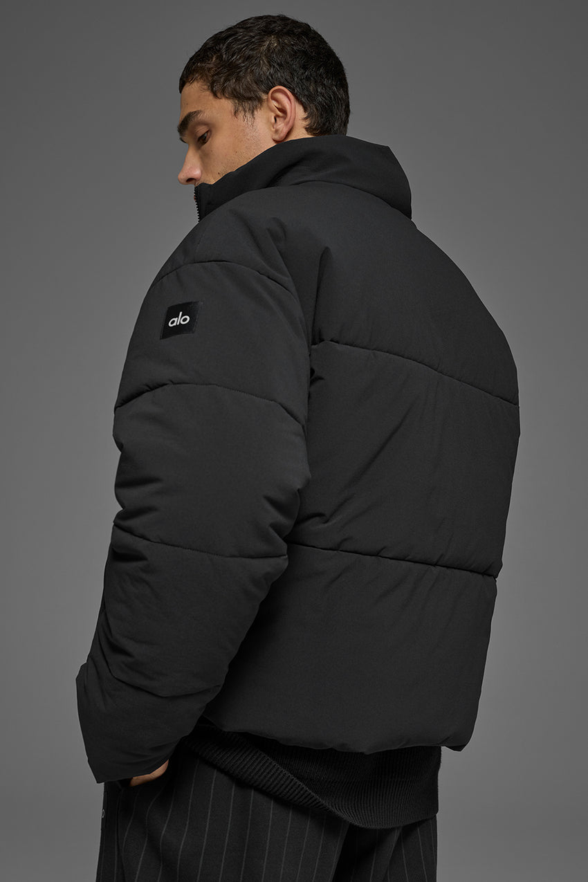 Stretch Woven Street Puffer - Bone