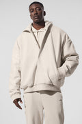 Select Hooded Bomber Jacket - Bone