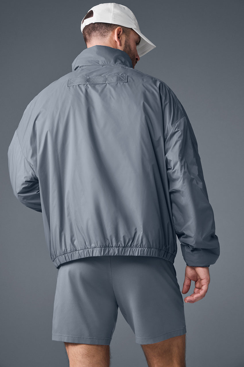 Latitude Light Weight 1/2 Zip Pullover Jacket - Black