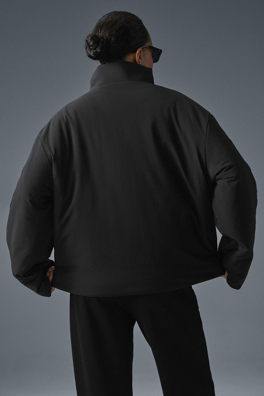 Stretch Woven Notable Jacket - Anthracite