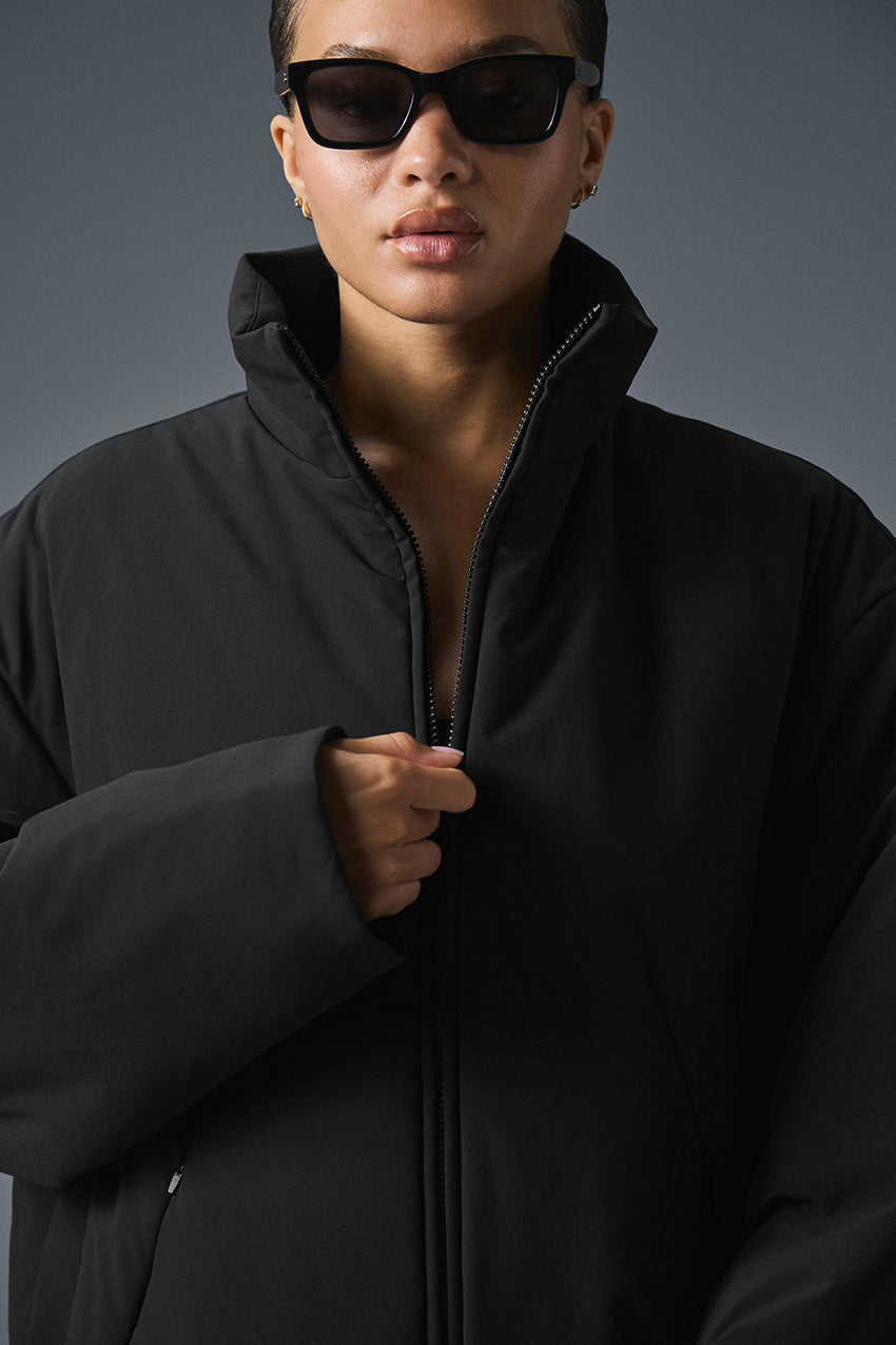 Stretch Woven Notable Jacket - Anthracite
