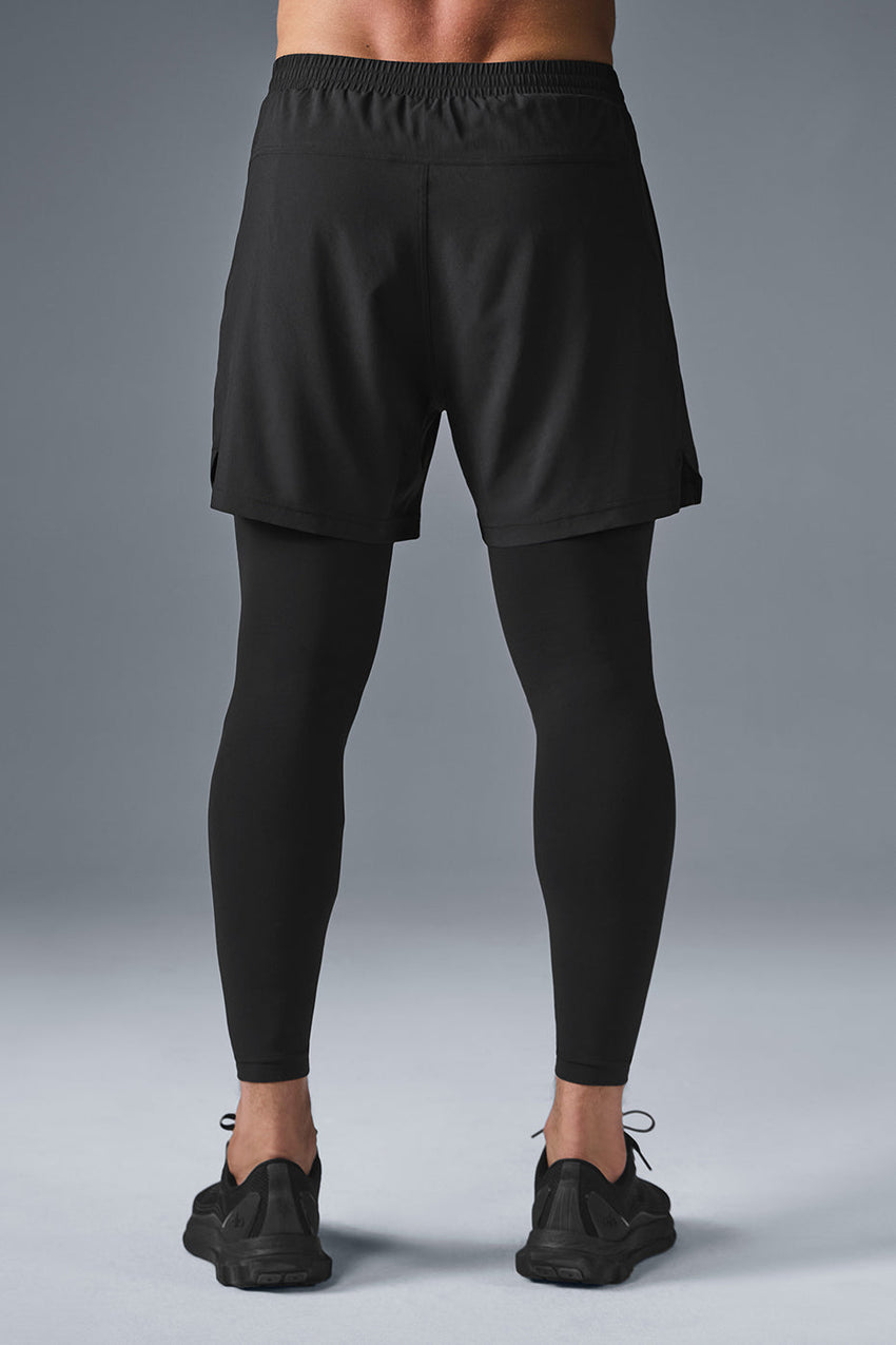 5" Revival 2-in-1 Pant - Anthracite/Black