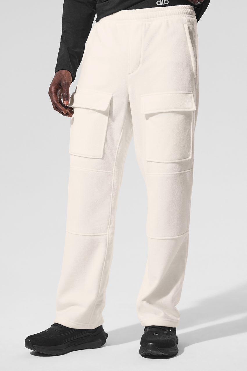 Polar Fleece Ridge Cargo Pants - Black