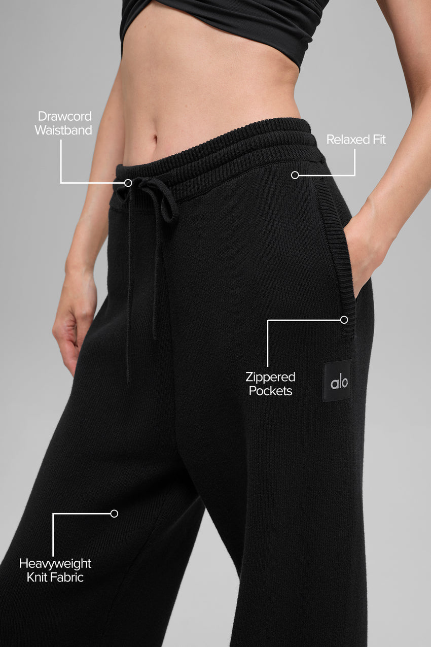 Scholar Straight Leg Sweatpant - Espresso