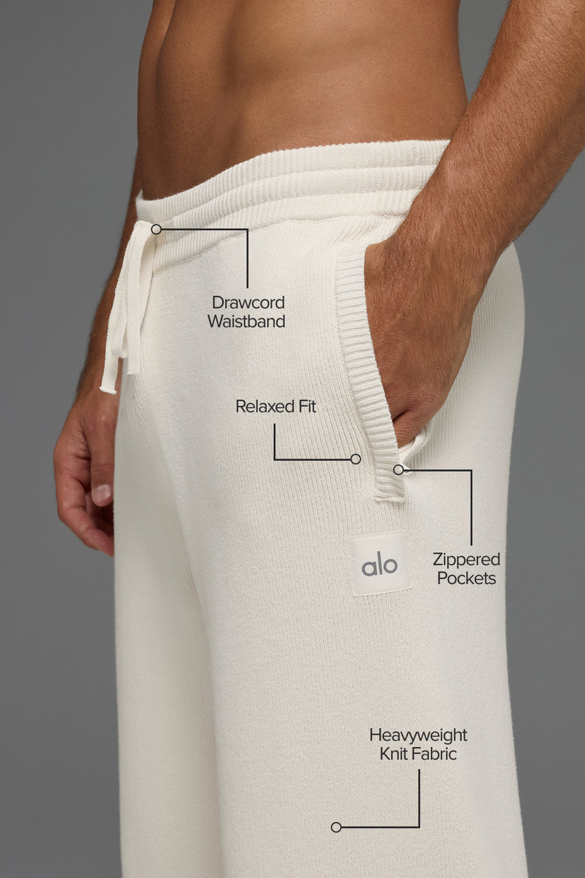 Scholar Straight Leg Sweatpant - Espresso