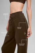 Scholar Straight Leg Sweatpant - Espresso