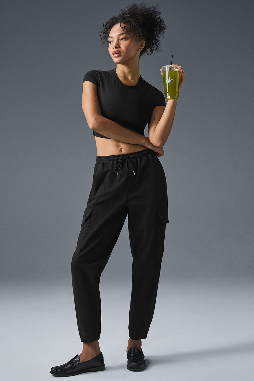 Edition Sueded Jogger - Black