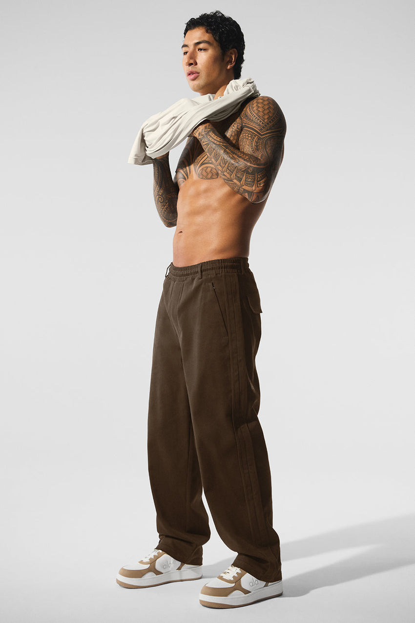 Edition Sueded Straight Leg Pant - Black