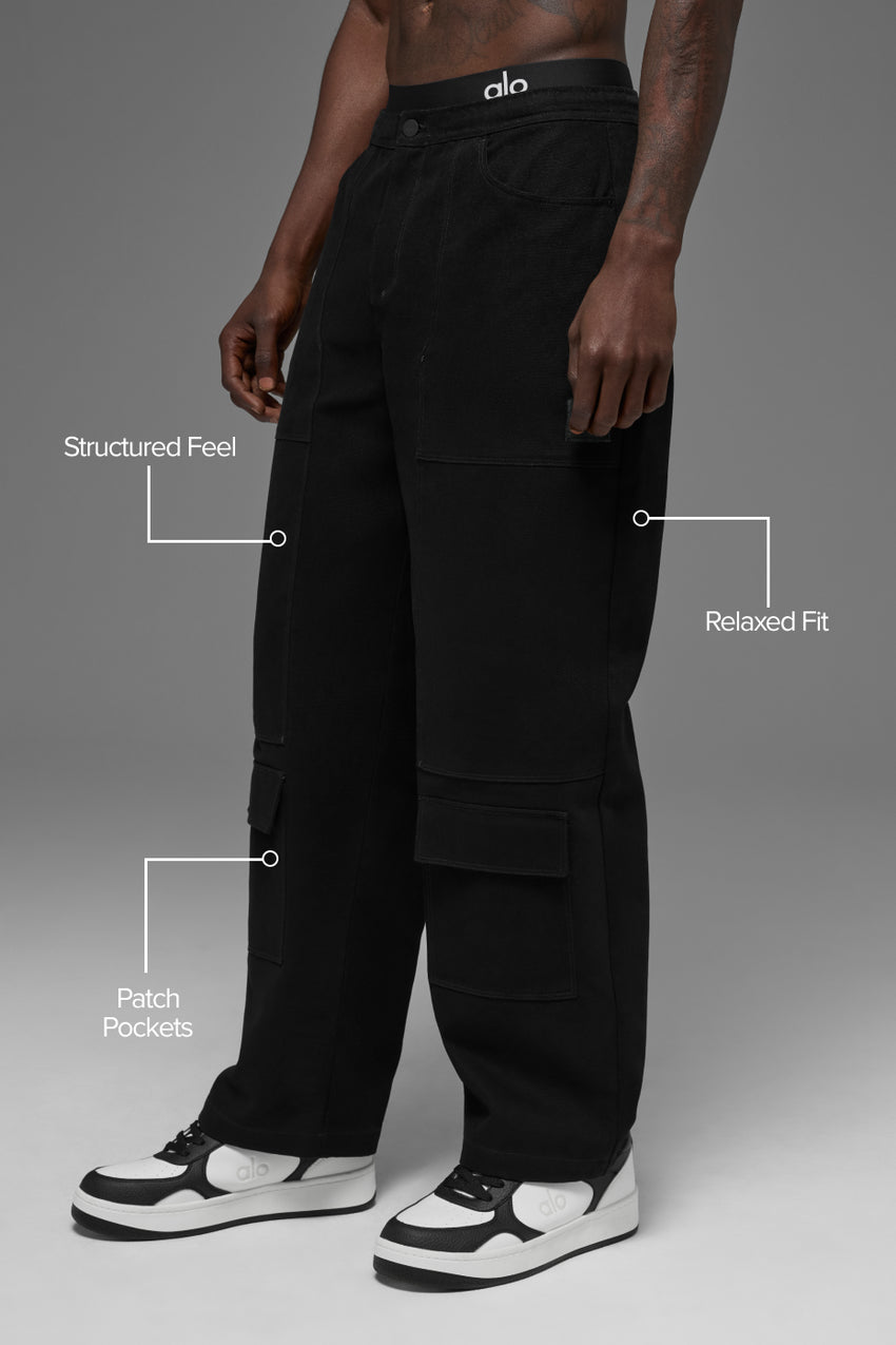 Cotton Canvas Carpenter Pant - Gravel