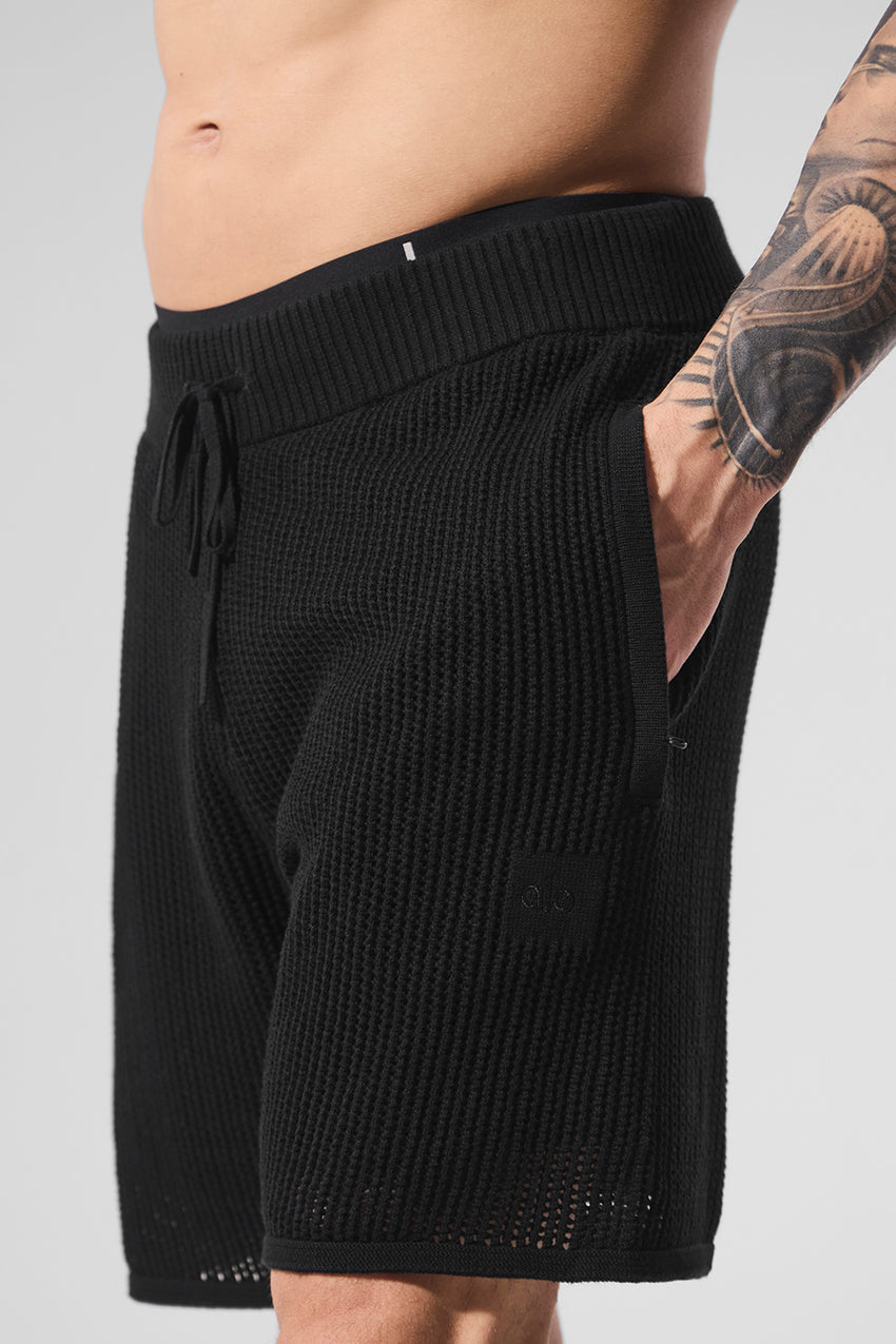 Open-Knit Short - Black