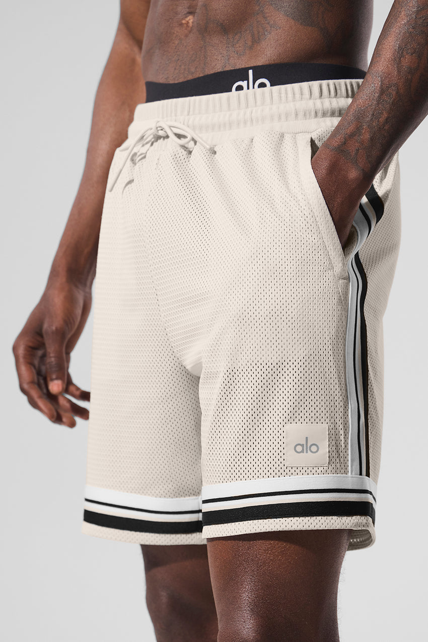 7" Key Mesh Basketball Short - Espresso