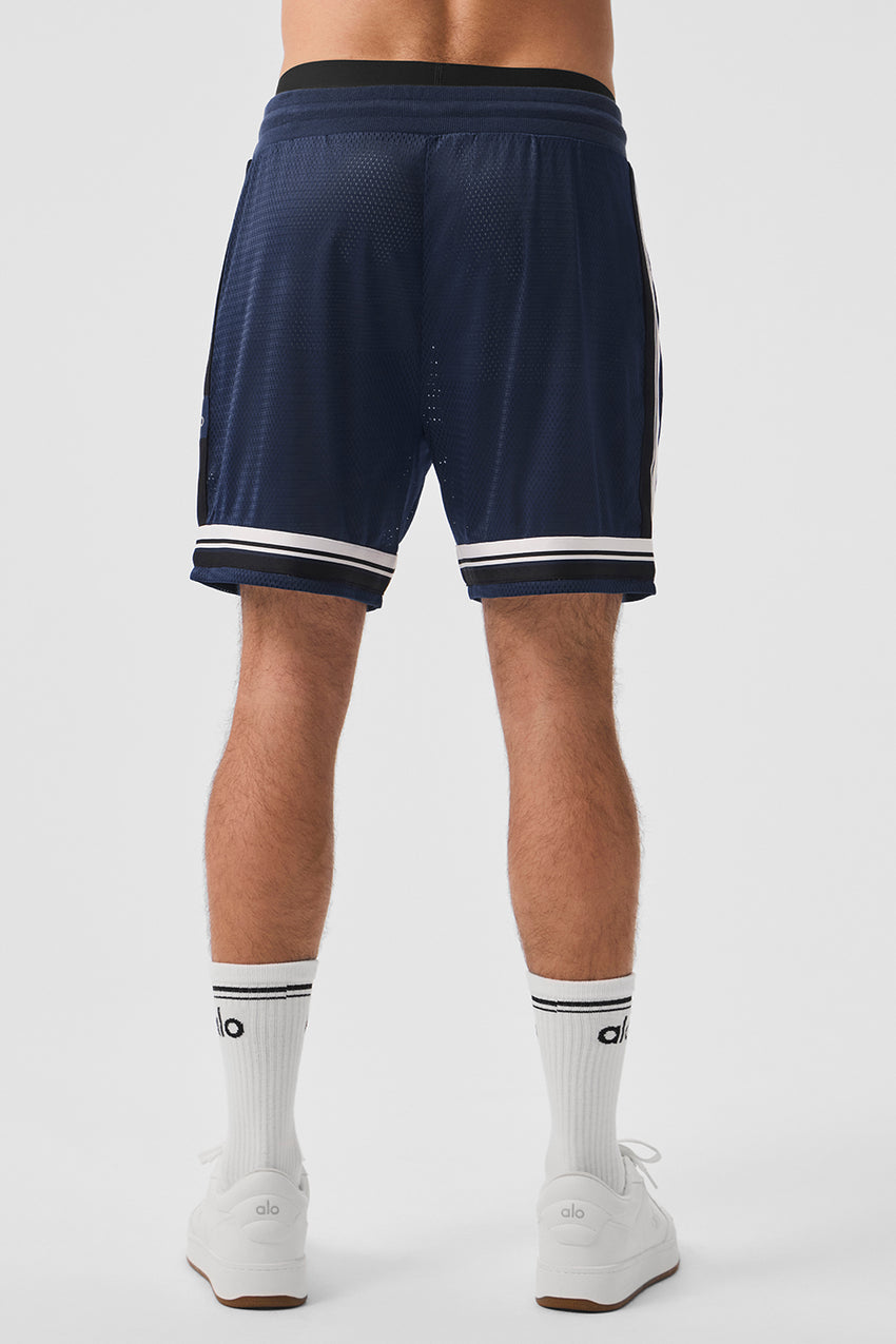 7" Key Mesh Basketball Short - Espresso