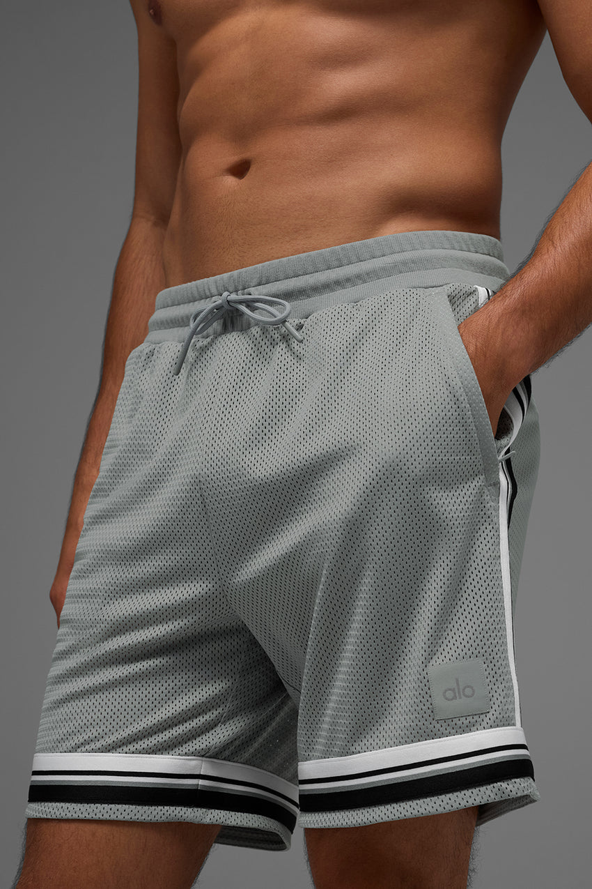 7" Key Mesh Basketball Short - Espresso
