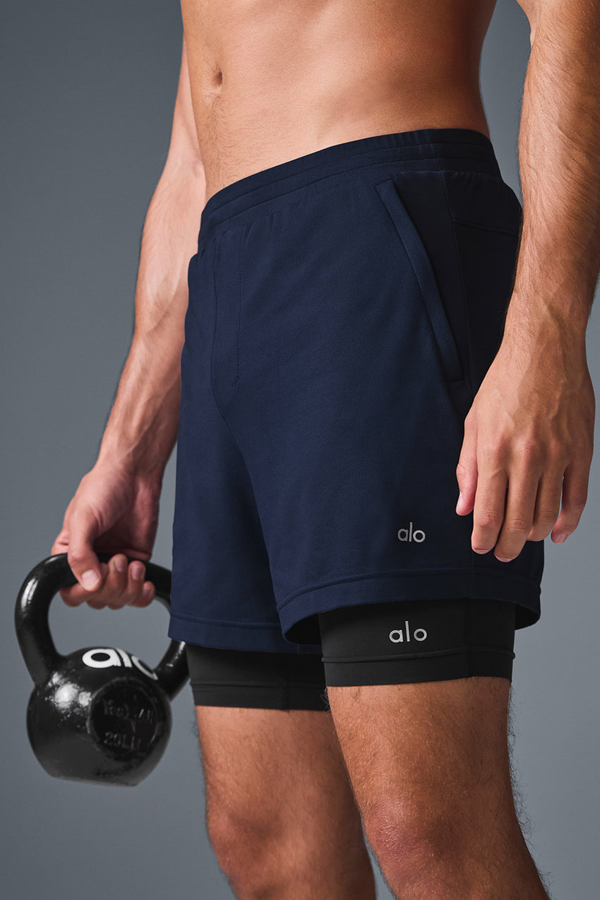 Conquer React 2-In-1 Performance Short - Anthracite/Black