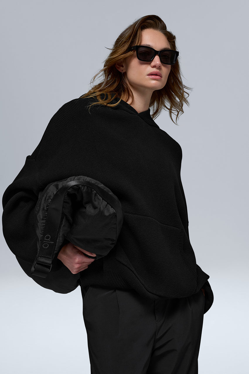 Scholar Hooded Sweater - Ivory