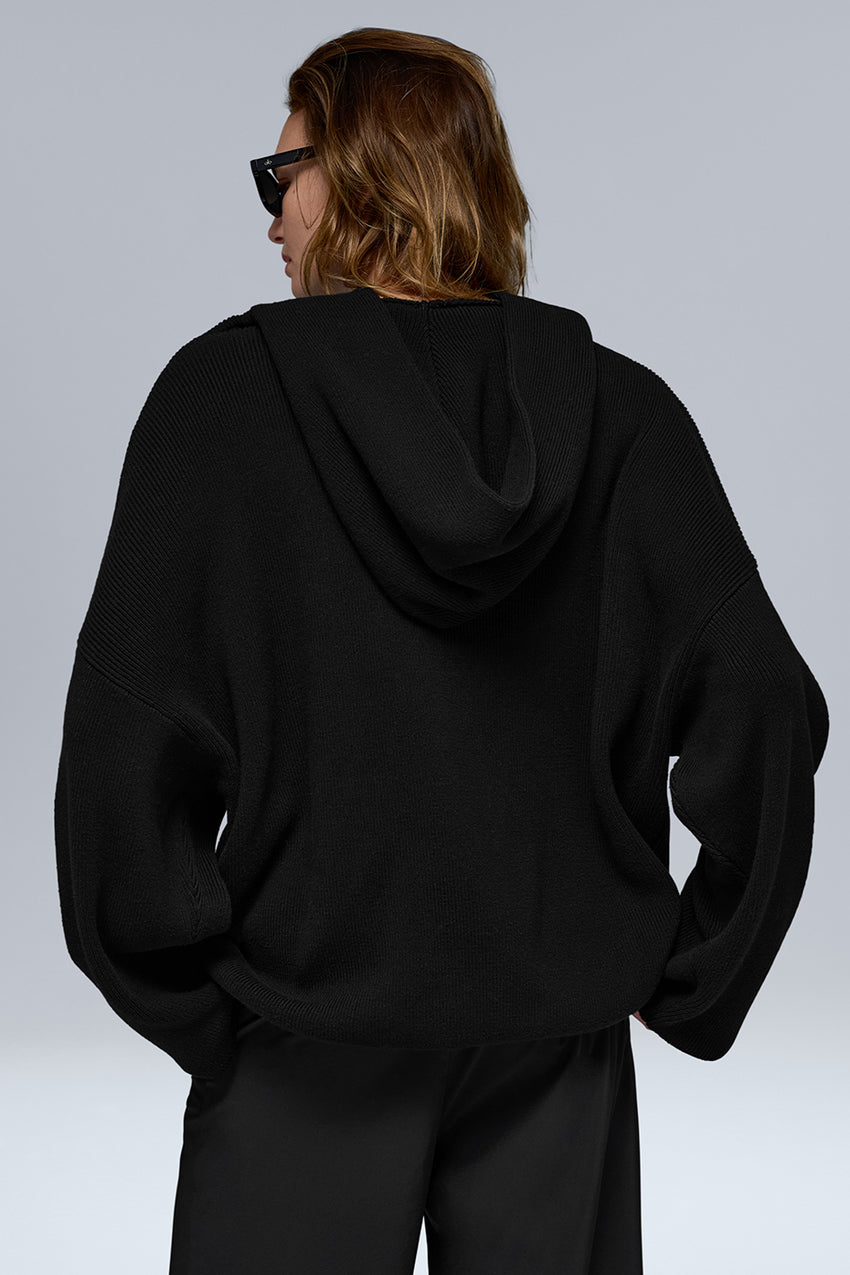 Scholar Hooded Sweater - Ivory