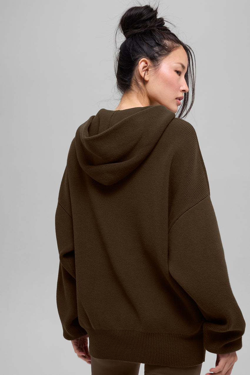 Scholar Hooded Sweater - Ivory